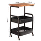 Mobile multi-purpose trolley with storage – Multi-level storage trolley for household items and snacks 🛒🏠