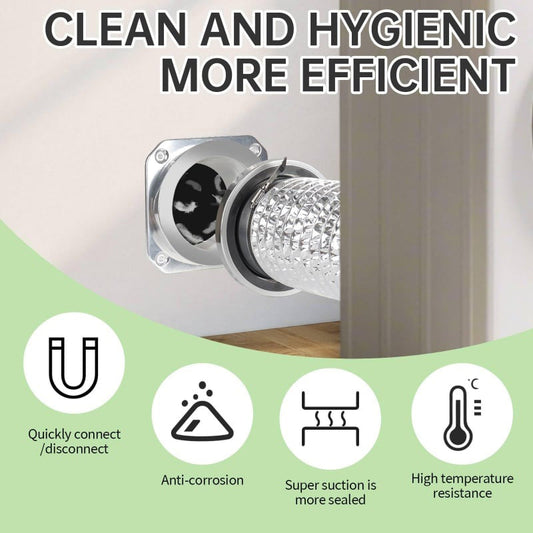 Magnetic Dryer Vent Coupling Connector Kit