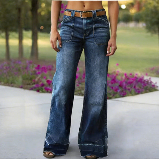🎁2026 New Arrivals 50% OFF💥Women's Retro Flare Jeans with Pockets