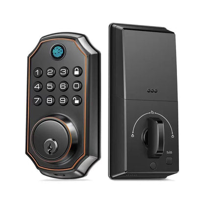 ✨🔥Smart Fingerprint Deadbolt Lock with Keypad