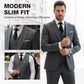 Men's Slim-Fit 3-Piece Suit Set