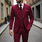 Men's Slim-Fit 3-Piece Suit Set
