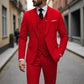 Men's Slim-Fit 3-Piece Suit Set