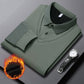 💎 50% OFF! 💎 Men's Lapel Faux Two-Piece Knitted Shirt – Smart Illusion, All-in-One Style & Premium Comfort 👔🧶