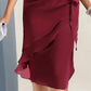 📢📢60% OFF!!⏰Elegant Fashion Solid Color Dress