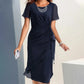 📢📢60% OFF!!⏰Elegant Fashion Solid Color Dress