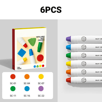 🏆 LIMITED-TIME 50% OFF!🖍️Washable Quick Drying Non-Toxic Oil Pastels Set🎨
