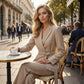 💎 60% OFF! 💎 Women's Elegant Tie-Waist Blazer & Wide-Leg Pants Suit Set – Flattering Silhouette, Breathable Fabric & Effortless Versatility ✨👗