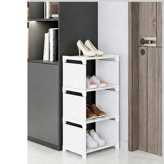 🎁New arrival 50% OFF💥Vertical Shoe Rack for Entryway – Space-Saving, Sturdy Metal Frame & Easy Assembly 👟