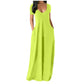 💃Summer Sale 50% OFF⏳Women's Round Neck Short Sleeve Casual Soft Fabric Long Dress
