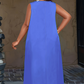 👗 50% OFF NOW! Sleeveless maxi dress with pockets – U-neck, breathable & versatile – perfect for warm days, the beach and everyday life ☀️✨
