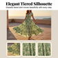 👗 New Arrival 50% OFF 🥳Women's V-Neck Floral Smocked Maxi Dress – Elegant, Bohemian, Lightweight 🦋