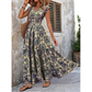👗 New Arrival 50% OFF 🥳Women's V-Neck Floral Smocked Maxi Dress – Elegant, Bohemian, Lightweight 🦋