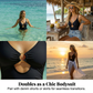 👙2026 NEW TYPE 50% OFF✨Women's Ring Linked One-Piece Swimsuit