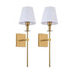 Classic Fabric Shade Wall Light