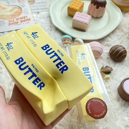 🧈 BUY 1 GET 1 FREE - SUPER SOFT SQUISHY BUTTER STICK! 🧈 Adorable Stress Relief Toy & Anti-Anxiety Fidget ✨