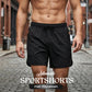 🩳 LIMITED-TIME 50% OFF! ✨ Men's Breathable Athletic Shorts – Quick-Dry, Zipper Pockets & Elastic Waist for Workouts 🏃‍♂️