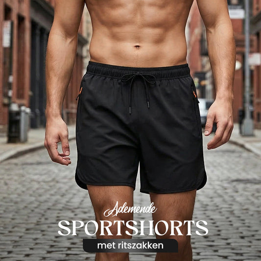 🩳 LIMITED-TIME 50% OFF! ✨ Men's Breathable Athletic Shorts – Quick-Dry, Zipper Pockets & Elastic Waist for Workouts 🏃‍♂️