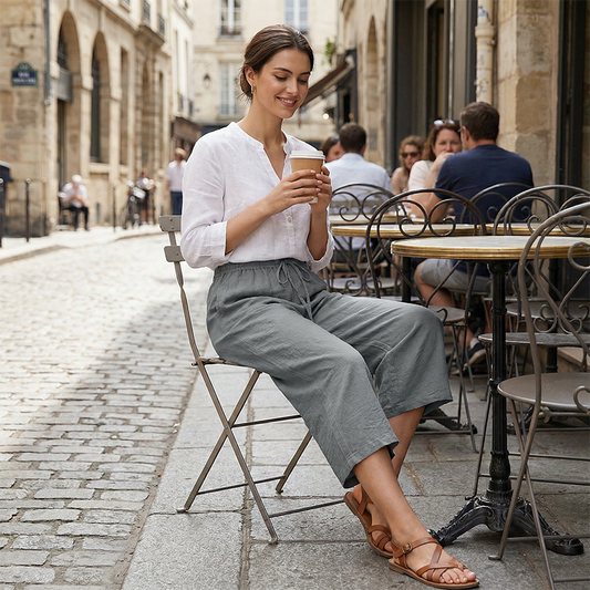 👖 LIMITED-TIME 50% OFF! ✨ Women's Capri Pants – Drawstring Waist, 6 Colors, S-2XL 🌿