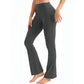 Sculpting High Waist Flared Pants