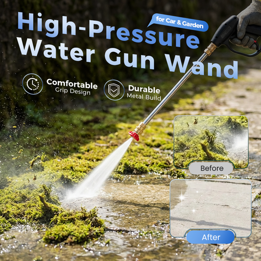 💦 LIMITED OFFER: 58% OFF! 🚿 High-pressure water gun – 3 interchangeable nozzles, durable aluminium alloy & powerful ✨