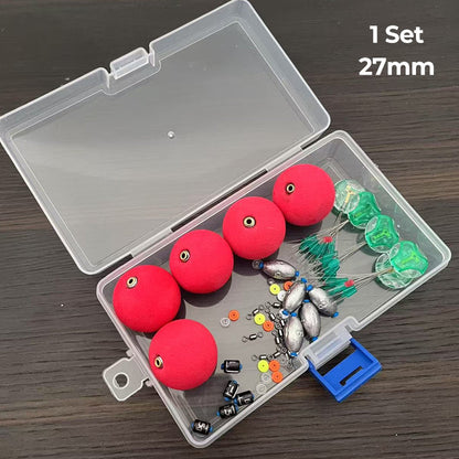 Complete Fishing Float & Sinker Rig Kit – High Visibility, Great Buoyancy, Portable 📦