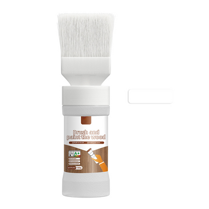 🖌️ LIMITED-TIME 50% OFF! ✨ 2-in-1 Wood Paint Brush – All-in-One, Water-Based ✨