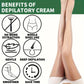 🌿50% OFF! Gentle Coconut Oil Hair Removal Cream | Deep-Root Removal | Fast 8-12 Min | Moisturizing & Skin-Friendly | Whole-Body Use 🧴✨
