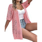 💥FREE SHIPPING🧶 LIMITED-TIME 50% OFF! ✨ Women's Hollow-Out Knit Cardigan – Lightweight, Breathable, Boho-Chic 🌸