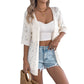 💥FREE SHIPPING🧶 LIMITED-TIME 50% OFF! ✨ Women's Hollow-Out Knit Cardigan – Lightweight, Breathable, Boho-Chic 🌸