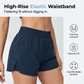 Women's 2-in-1 Sport Shorts 🏃‍♀️ | Quick-Dry High-Waist Athletic Shorts | Side Slit Design 💪 S-2XL 8 Colors