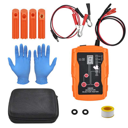 ⏳Time-Limited Special⏰Professional 4-Mode Fuel Injector Tester & Cleaner – Pulse Modes, 12V Power, LED Display ✨