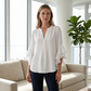 👚 50% OFF NOW! 🌸 Women's Casual V-Neck Ruffled Top – Flowy, lightweight & elegant ruffle detail – perfect for work, brunch or summer outings 💃