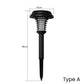 🚫🦟Solar Mosquito Zapper Lamp Stake