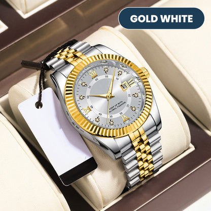 ⌚ LIMITED-TIME 50% OFF! ✨ Men's Business Wrist Watch – Quartz, Stainless Steel, 8 Colors 🤵