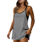 🚨Limited Time 50% Off Striped Tankini Dress with Pockets, High Waist Conservative Swimwear1