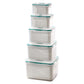 🥗 🧊 2 in 1 Draining Fresh-Keep Food Container – Airtight & Microwave Safe – Fridge Essential 🔒