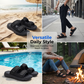 ⏰ LIMITED-TIME 50% OFF! 🏃 Men's Adjustable Dual-Strap Slide Sandals – Breathable Mesh, Cushioned, Secure Fit ✨