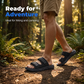 ⏰ LIMITED-TIME 50% OFF! 🏃 Men's Adjustable Dual-Strap Slide Sandals – Breathable Mesh, Cushioned, Secure Fit ✨