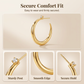 🔥50% OFF | Women's Chic C-Shape Hoop Earrings – Lightweight, Face-Framing, Gold & Silver, Day-to-Night Style 📛✨