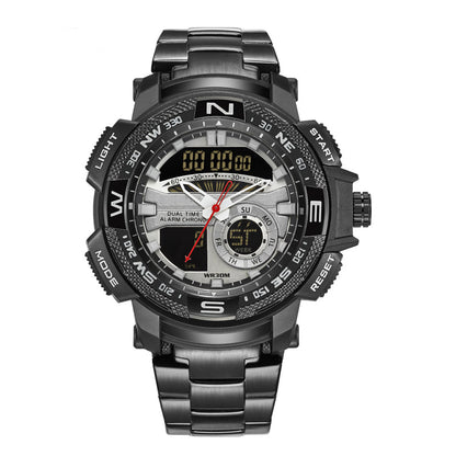 Men's Dual-Display Sports Watch ⌚ Analog Meets Digital – Track Time, Date & Performance in One Sleek Design ⚡