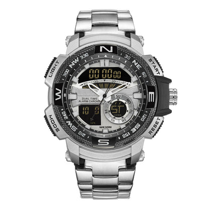 Men's Dual-Display Sports Watch ⌚ Analog Meets Digital – Track Time, Date & Performance in One Sleek Design ⚡