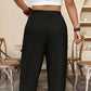 ⏳Time-Limited Special⏰Women’s Cuffed Ankle Pants – Relaxed Fit, Elastic Waist, Solid Colors💛