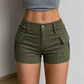 📢📢50% OFF !! ⏰Women's High-Waisted Cargo Shorts