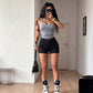 📢📢50% OFF !! ⏰Women's High-Waisted Cargo Shorts
