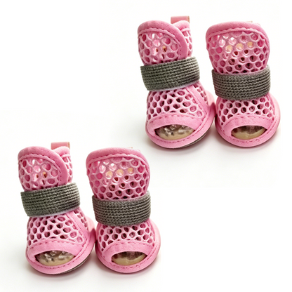 🔥 Last Day Special Price💥⚡Lightweight Mesh Anti-Slip Pet Dog Boots ☀️🐶 | Indoor & Outdoor All Terrain Use🐾