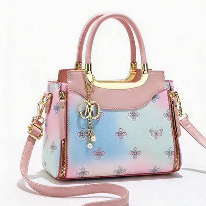 Women's Chic Gradient Top Handle Bag