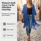 Women’s Oversized Knit Cardigan – Lightweight Crochet Tassel Kimono for Spring & Summer 🌸