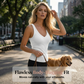 🏖️Limited Time Sale 🌞Danysu Women’s Cotton Racerback Cami – Fitted Vest Top with Soft Built-In Support 🌿  V-Neck • Sleeveless • Lightweight Summer Essential ☕