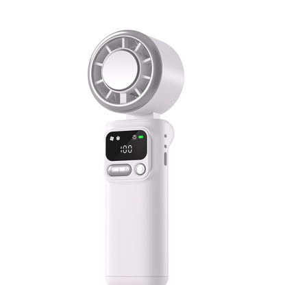❄️🌬️ 50% OFF! Portable cooling fan with ice compression plate – evaporative cooling, 3 speed settings & rechargeable battery – perfect for hot days, the office and outdoors ✨